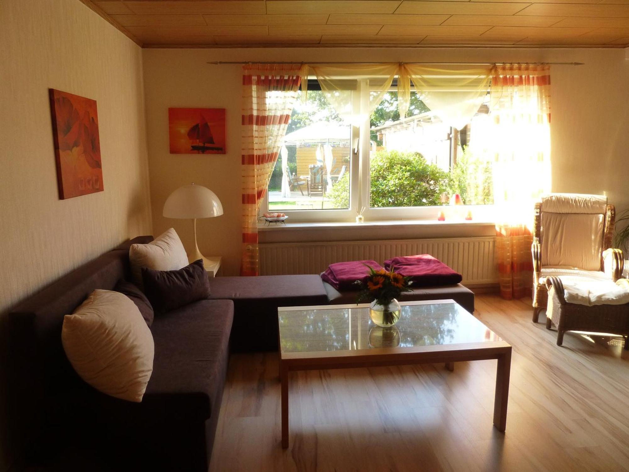 Ferienwohnung Stoeterau - Ebenerdige Fewo Mit Sonnenterrasse Erfde Bagian luar foto